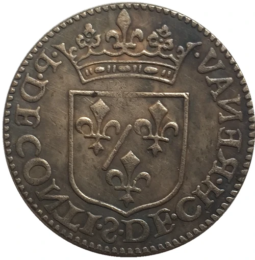 Лиард Шато Рико Франция 1 шт. монеты 1613|france team|coin purse hello kittyfrance coin |