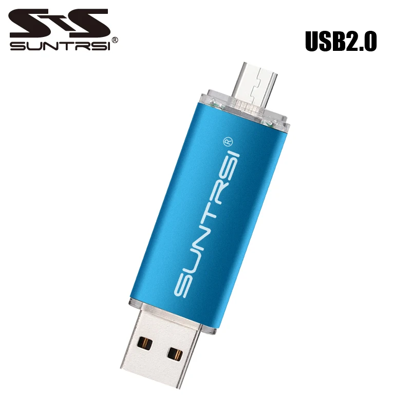 Suntrsi OTG USB флеш накопитель 16 Гб 32b 8 usb для смартфона флешка компьютера реальная