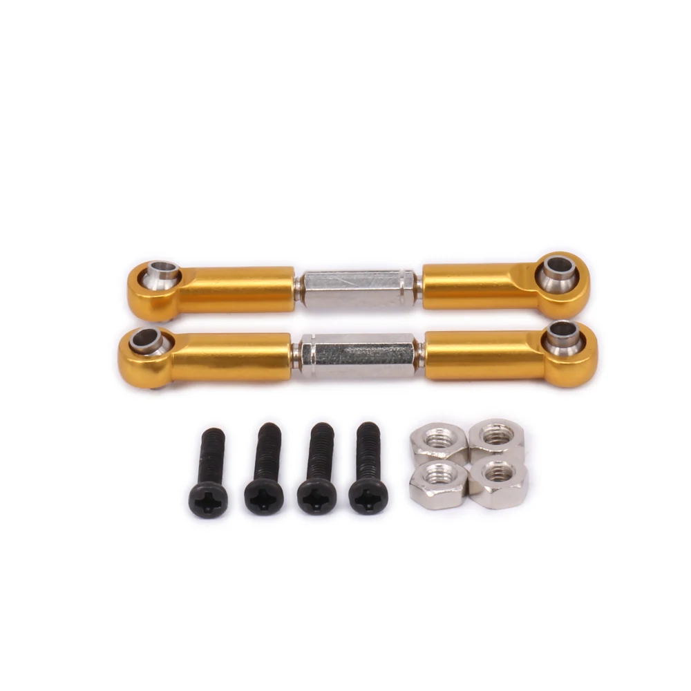 2 шт. Прут-сервопривод из сплава для радиоуправляемой модели автомобиля 1-12 Wltoys 12428