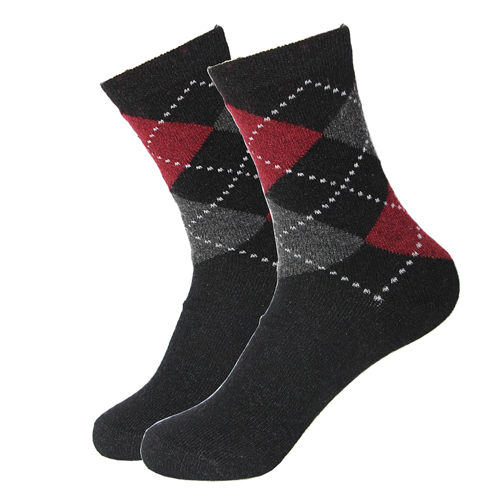 1 пара носков из кроличьей шерсти высококачественные вязаные мужские носки