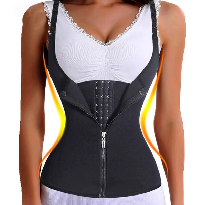 Горячая неопрена Body Shaper для похудения талии тренер стягивающая безрукавка Для