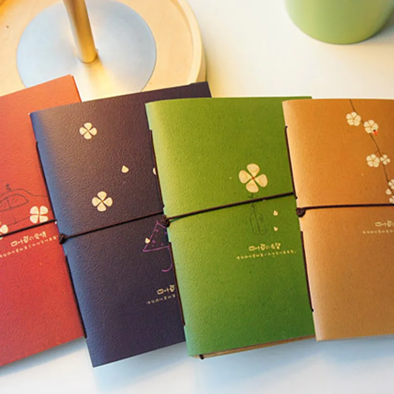 Новинка 2018 промоакция бумажные нетбуковые наклейки четыре листа 32 клевера мини