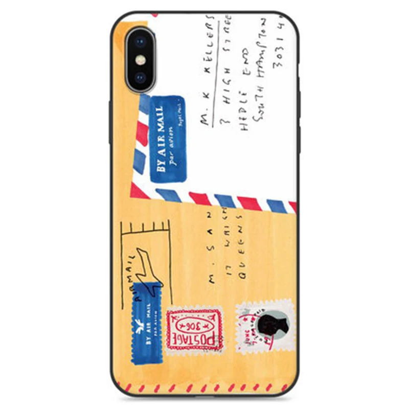 5 8 &quotКрышка корпуса ля iphone X Ретро мультяшный мягкий чехол для телефона iphoneX