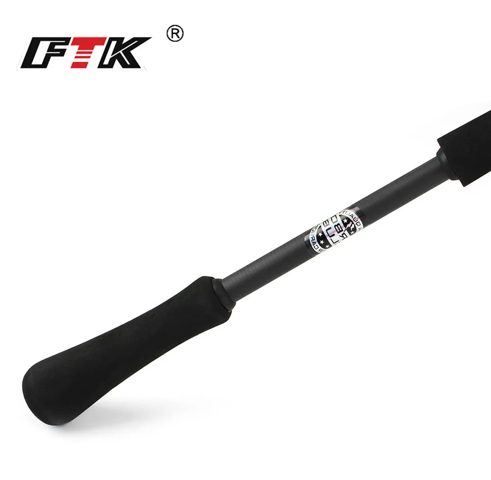 FTK спиннинговая Удочка углеродистая C.W.1-7G, 2-8 г, 3-15 г, 5-20 г, 10-30 г сверхпрочная жесткая Удочка 2 секции Приманка Удочка