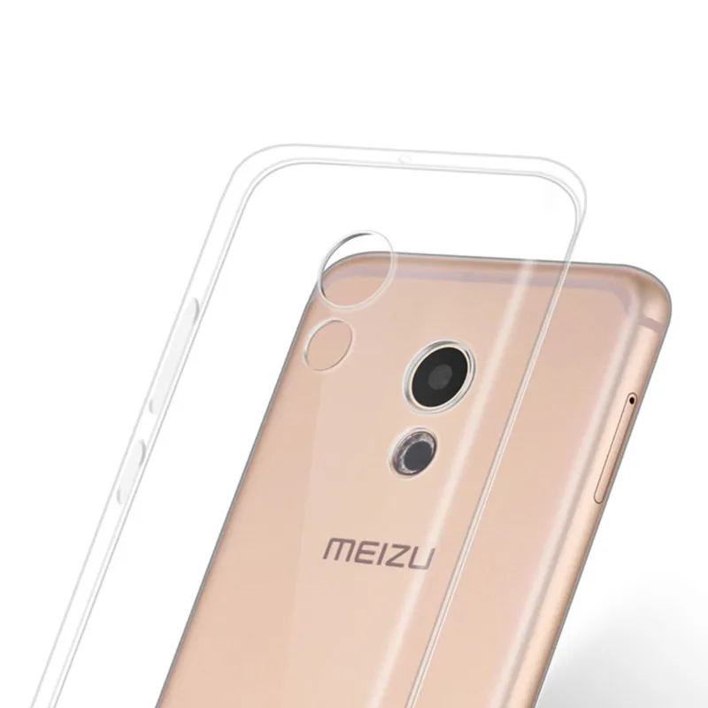 Мягкий силиконовый защитный чехол HOECOGE для Meizu Mx6 прозрачный Pro 6 Plus чехлы 6s |