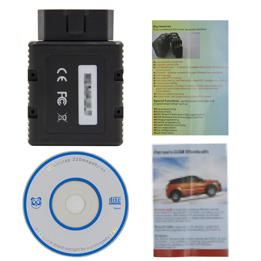 Для Renault-COM Bluetooth диагностический инструмент для Renault-COM OBD2 OBDII программирование ключей/сканер ECU Инструмент