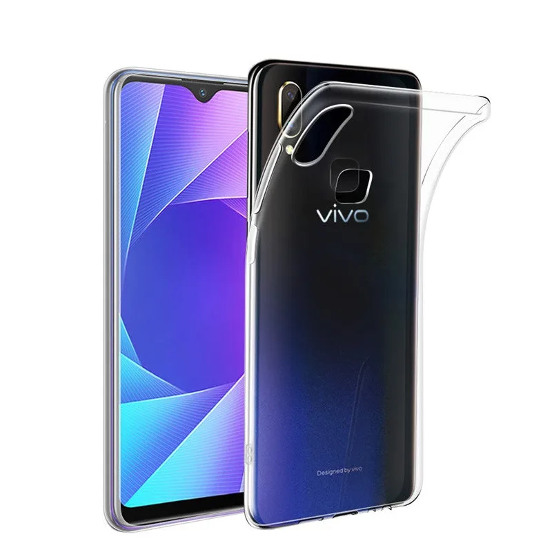 Ультратонкий прозрачный силиконовый мягкий ТПУ защитный чехол для Vivo Y97 Y95 Y93 Y91 Y85