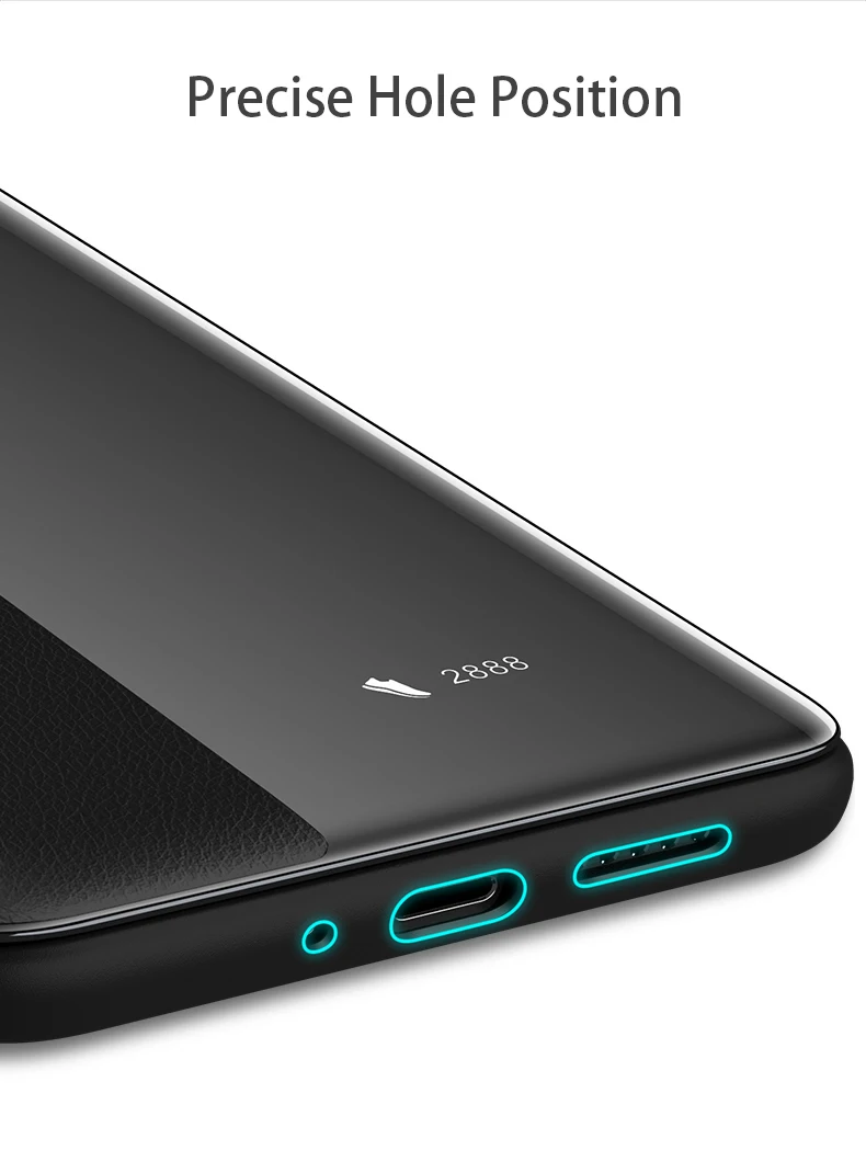 Для huawei P30 Pro Чехол CENMASO Smart View Wake Sleep Up флип-чехол кожаный защитный для huawei P30 P20 Pro флип-чехол
