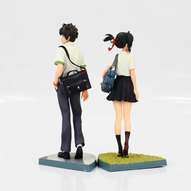 Фигурки из японского аниме 2 шт./лот 22 23 см kimino na wa Miyamizu Mitsuha с вашим именем Tachibana Taki