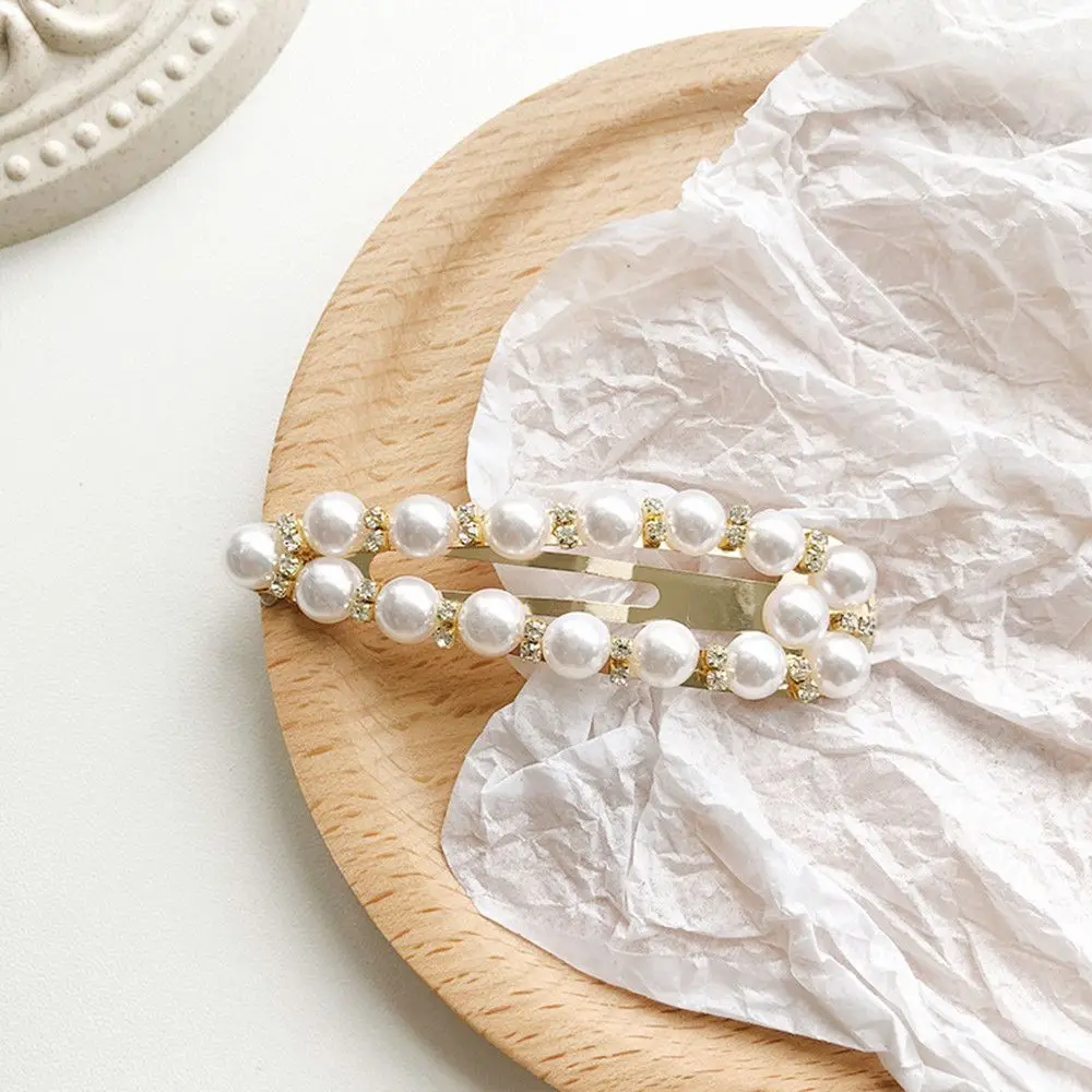 Модная новинка заколка для волос девочек металлическая геометрическая форма