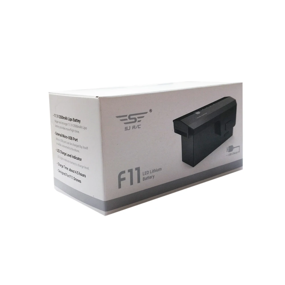 SJRC F11/F11 PRO дополнительный аккумулятор для беспилотника 11 1 В 2500 мАч литий ионный
