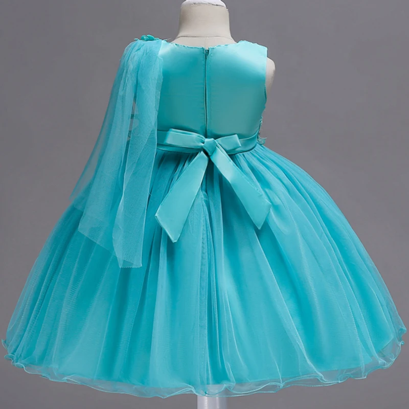 2018 детское платье с вышивкой в виде цветов для девочек черные платья-пачки