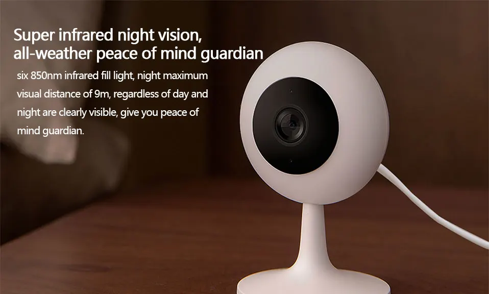 Новое прибытие Xiaomi Мини Смарт камера популярная версия 110 угол 1080P HD Ночное видение Беспроводной WiFi IP Webcam умный дом Cam APP