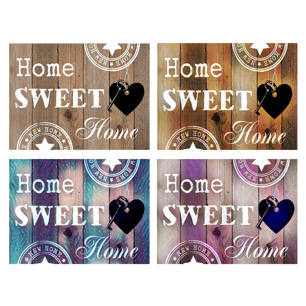 5D DIY Алмазная картина &quotHome Sweet&quot полностью квадратная Стразы Вышивка Узор наборы