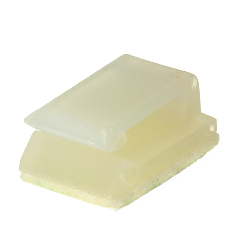 2017 зажим для электрического кабеля 100 шт белый пластиковый провод прямоугольный