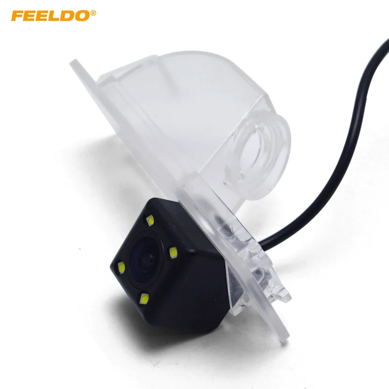 Автомобильная парковочная камера заднего вида FEELDO HD CCD для VW Jetta Santana Skoda Rapid Sedan 2012