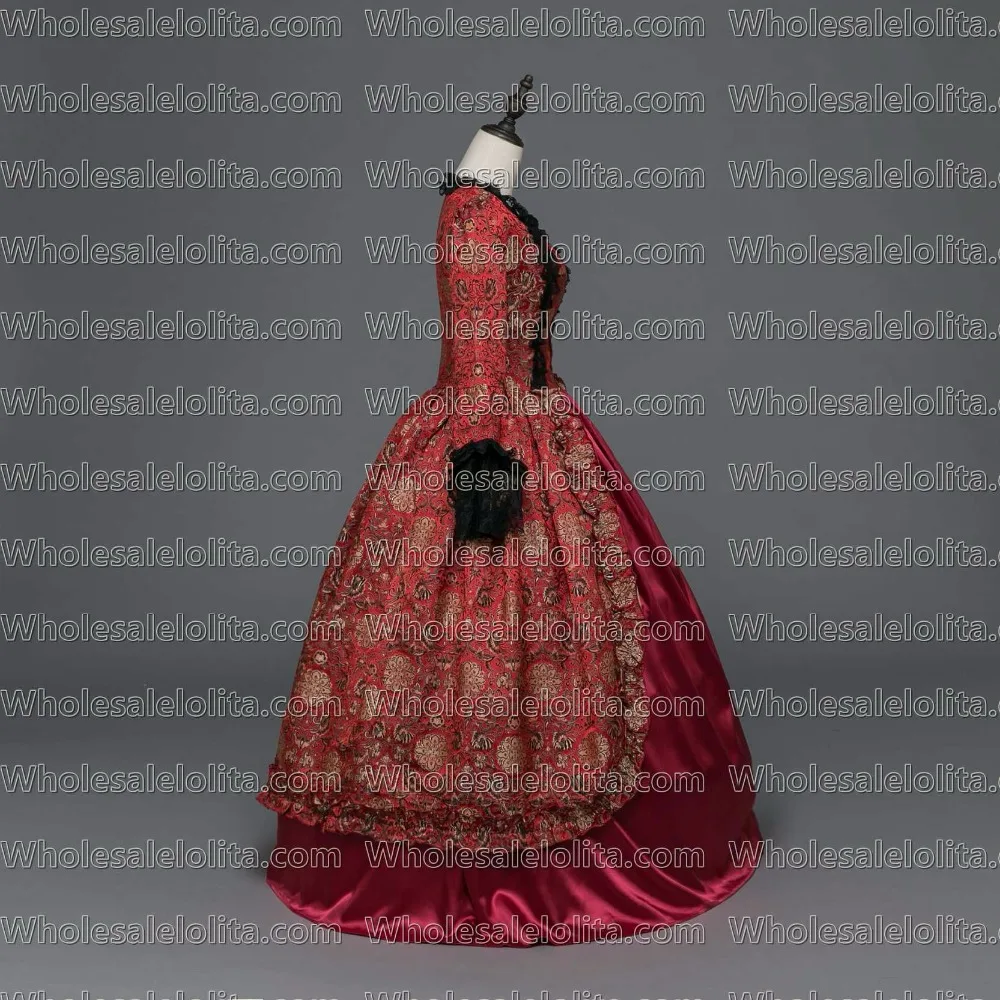 Вечернее платье Marie Antoinette темно синее в стиле стимпанк костюм на Хэллоуин|costume