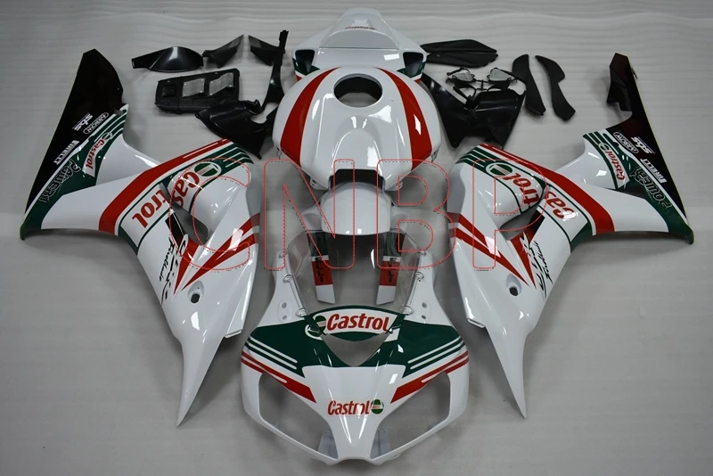 Обтекатель мотоцикла CBR1000RR 2006 - 2007 Белый Темно-Синий Пластиковые обтекатели для