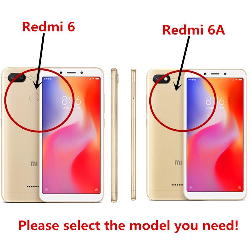 Xiaomi Redmi 6A флип кейс кожаный чехол Ретро Классический для 6 кошелек с подставкой на