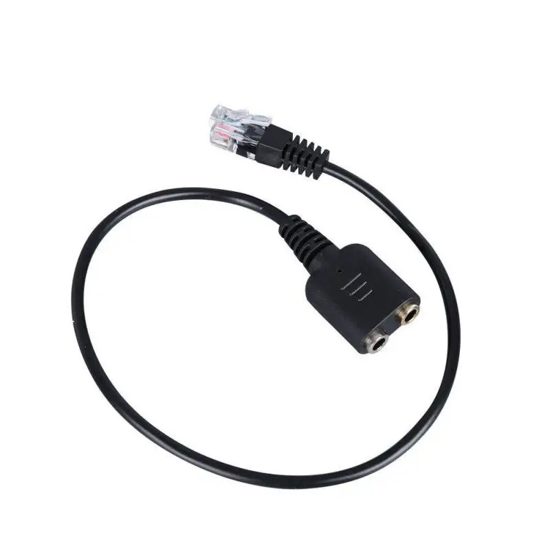 EDAL PC конвертер кабель двойной 3 5 мм аудио разъем к RJ9 для наушников адаптер ПК