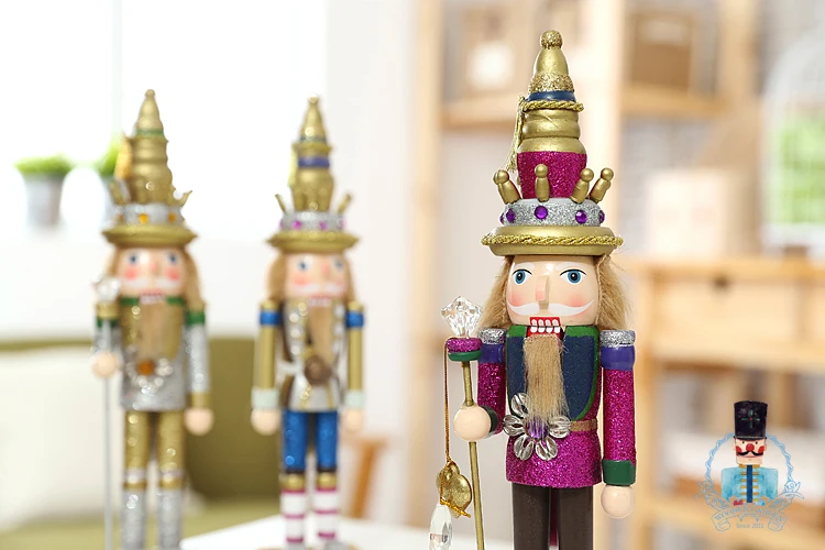 Бесплатная доставка 30 см 3 шт./лот король-гайковёр украшения чистый ручной