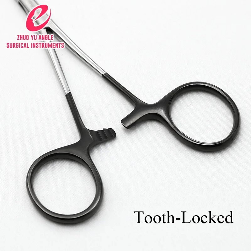 Щипцы гемостатические из нержавеющей стали прямые/Угловые инструмент для