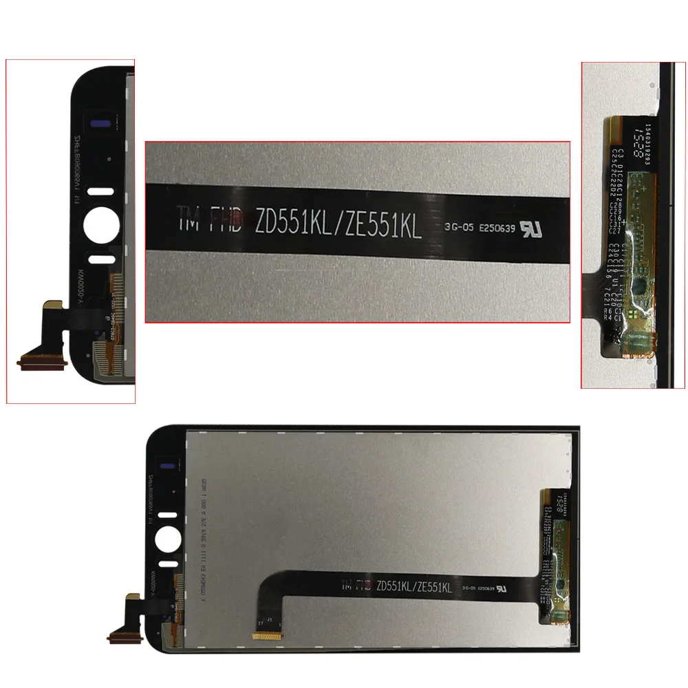 Sobusy LCD для Asus Zenfone Selfie ZD551KL Z00UD Z00UDB ЖК дисплей панель сенсорный экран дигитайзер