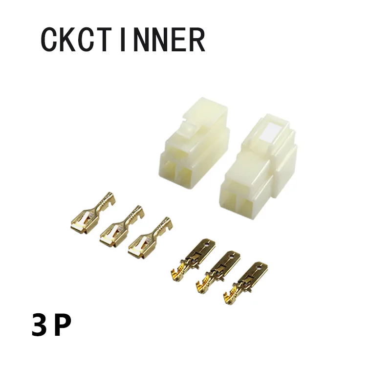 5 наборов разъемов 6.3 мм 1P 2P 3P 4P 6P 8P 9P автомобильная электрическая проводка кабеля Терминальный разъемный комплект для мотоцикла электровелосипеда и автомобиля.