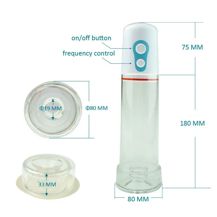 Электронный вакуумный насос для пениса увеличение Мужские t-устройства