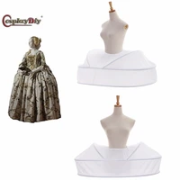 cosplaydiy rococo dress petticoat vantage underskirt women medieval crinoline skirt victorian cage dress cosplay accessories jt