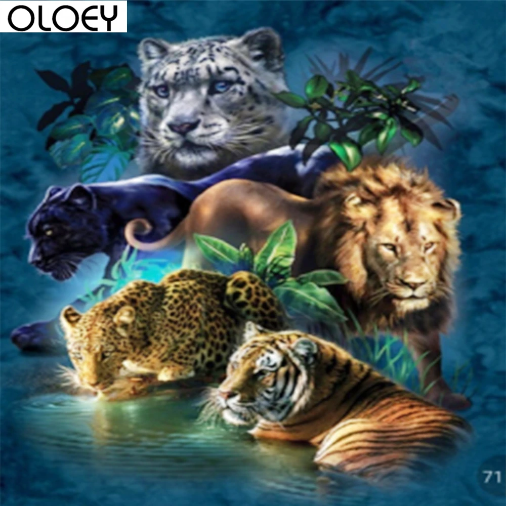 Животные Алмазная Картина кошки 5D Вышивка Полный квадратный дрель специальные