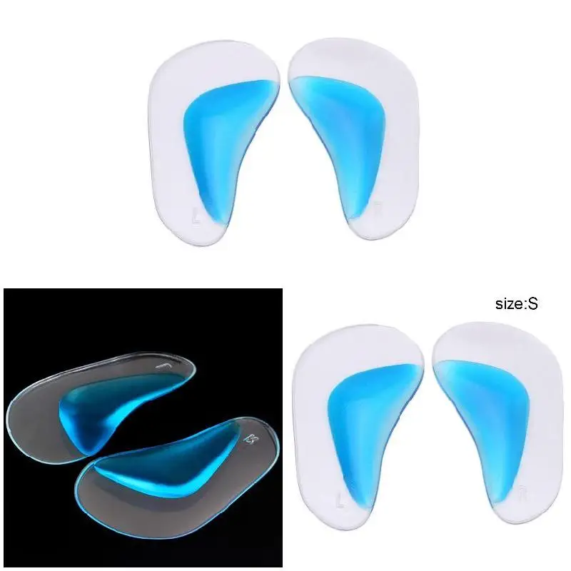 2шт арки поддержки стельки ортопедические плоские ноги обувь Вставки