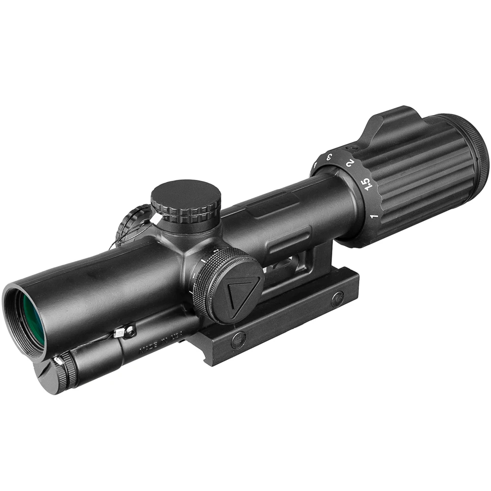 ACOG 1-6X24 крест концентрическая винтовка тактический прицел для винтовки для охоты оптическая боковая иллюминация R& G винтовка снайперская область