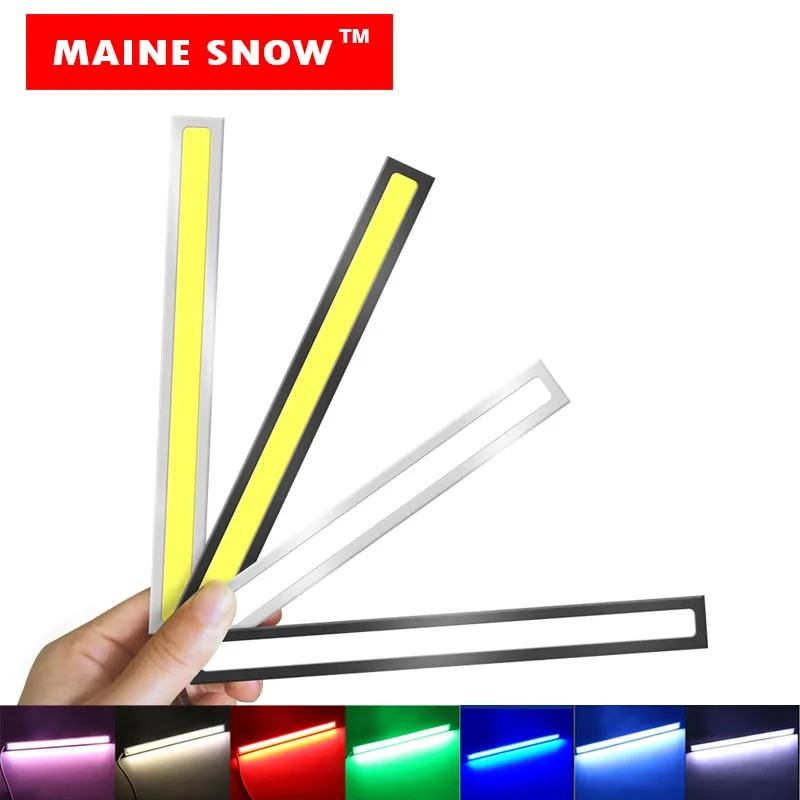 Серебряный 17 см 1 шт. Автомобильный светодиодный дневные ходовые огни ультра