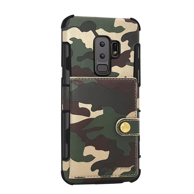 Новый камуфляжный чехол для телефона Samsung Galaxy S8/S8 Plus S9/S9 полноразмерный