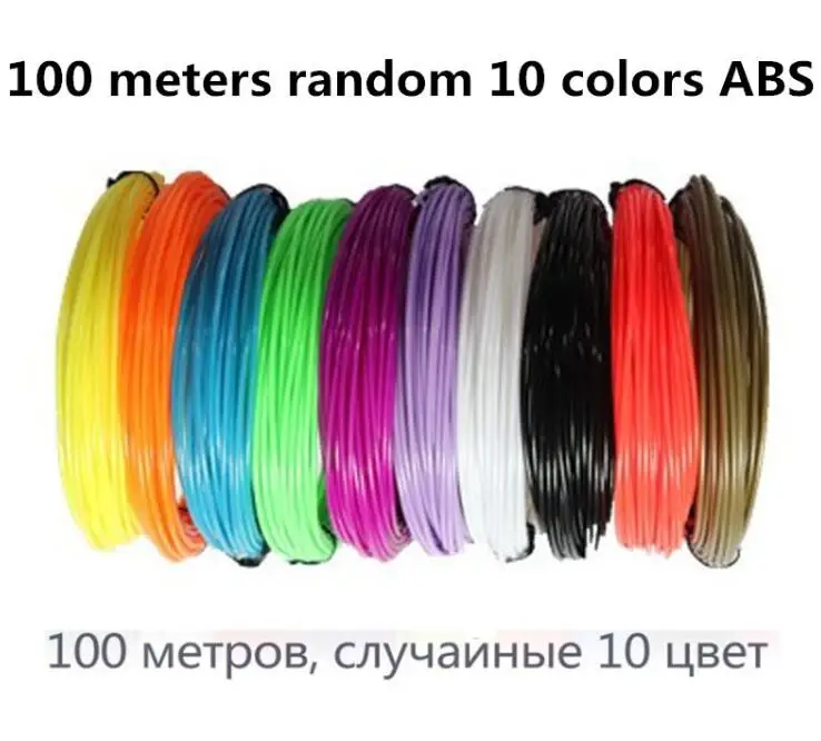 Only 100M ABS 3D Ручка iGrArK 2-го поколения RP-100B светодиодный дисплей DIY 3d принтер ручка с 100 м ABS искусство 3d ручки для детей Инструменты для рисования - Цвет: Only 100M ABS