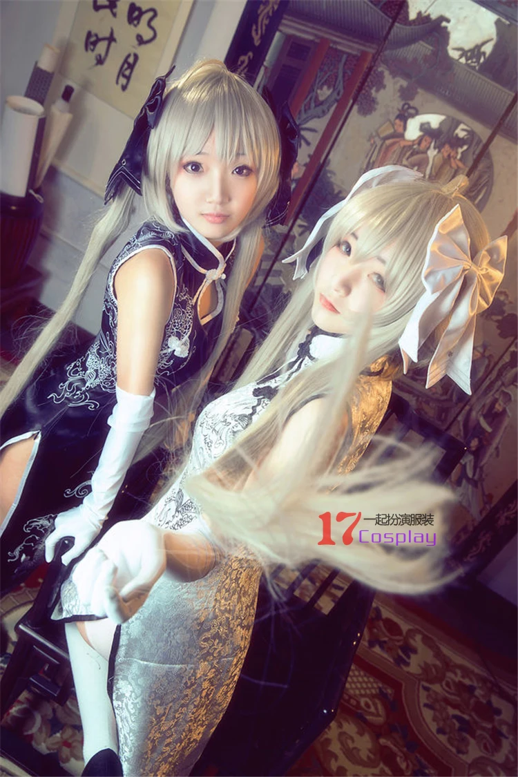 

Kasugano Sora Cosplay Cheongsam Anime Yosuga No Sora Cosplay Costumes (Cheongsam + Glove + Hair Accessory)