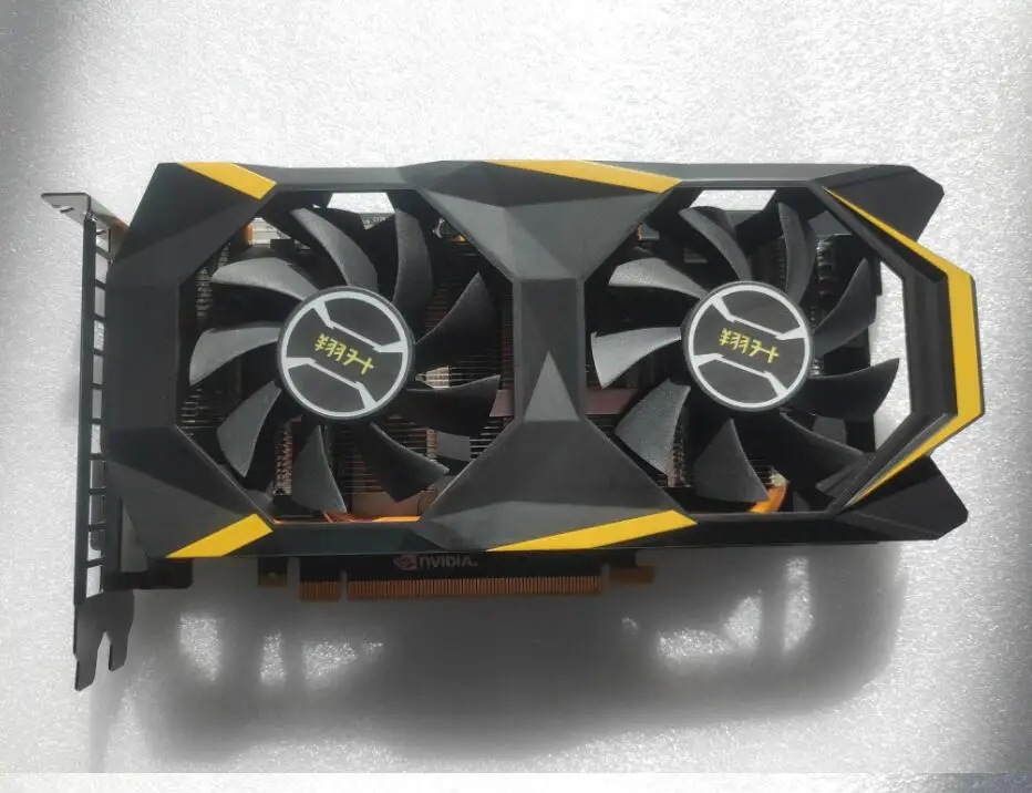 Видеокарта, используемая ASL GTX1660TI 6G DDR6 192bit, для настольного компьютера, игры, офиса, для nVIDIA Geforce GTX 1660TI, Hdmi, Dvi, видеокарта