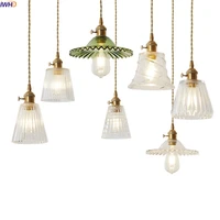 iwhd nordic style copper pendant lights fixtures dinning living room light glass loft vintage pendant lamp hanglamp luminaire