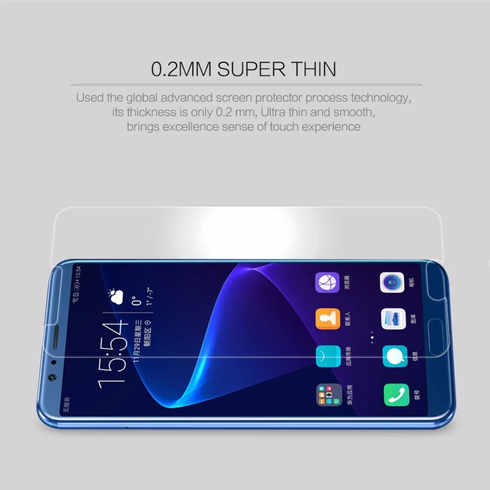 2.5D Защитное стекло для huawei honor v10, пленка 0,2 мм Nillkin H+ PRO, Защитное стекло для huawei honor view 10 V10, закаленное стекло