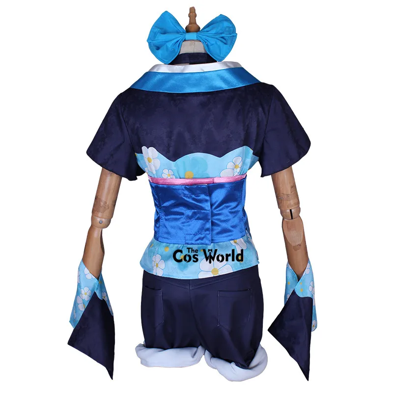 Милый! Солнечный свет! Aqours Watanabe You MY Dance Today MIRACLE WAVE Yukata кимоно платье униформа наряд