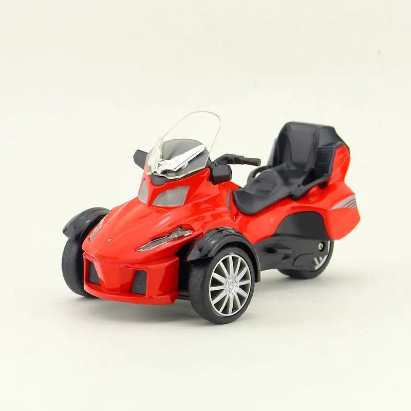 

Free Shipping/Diecast Toy Model/Bombardier Tricycle Motorcycle Car/Pull Back/Sound & Light/Educational Collection/Gift For Kid