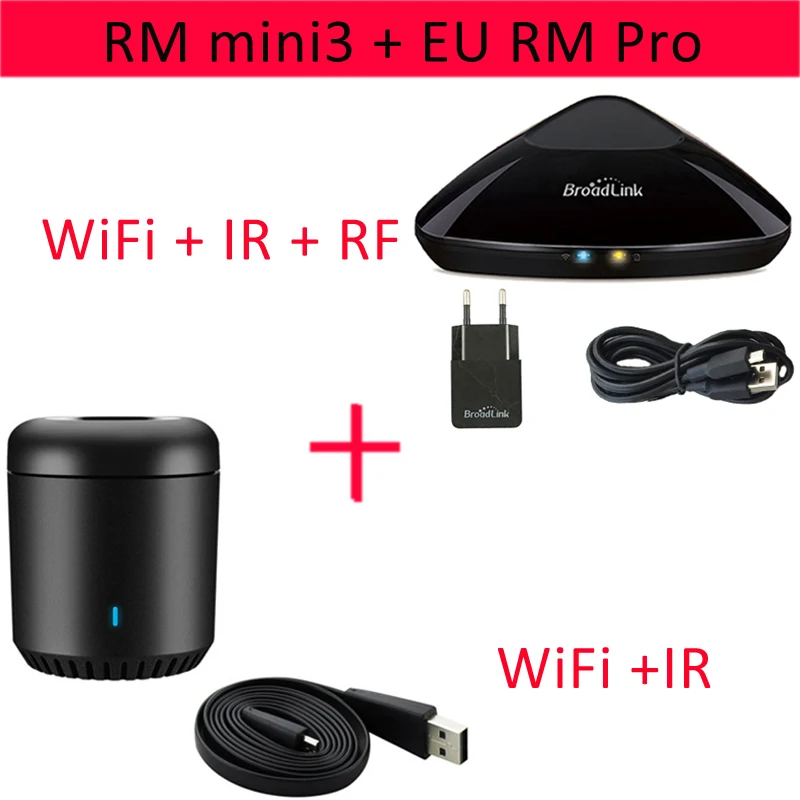 Broadlink RM Pro Mini3 Универсальный wifi ИК пульт дистанционного управления Лер приложение управление Функция синхронизации для умных устройств электроприбор для дома - Цвет: N
