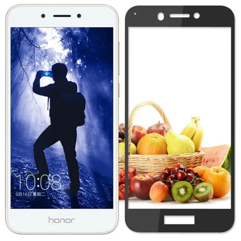 Закаленное стекло с полным покрытием для Huawei Honor 6A Play Защитная пленка экрана