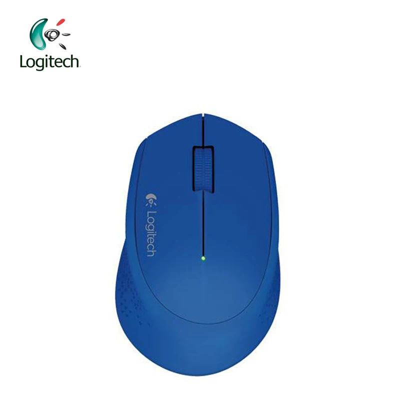 Blue Logitech M280 Беспроводной Мышь офисные Мышь с USB нано-приемник 1000 точек/дюйм 2,4 ГГц оптический Мышь для Windows 10/8/7/vista и Mac OS - Цвет: Blue