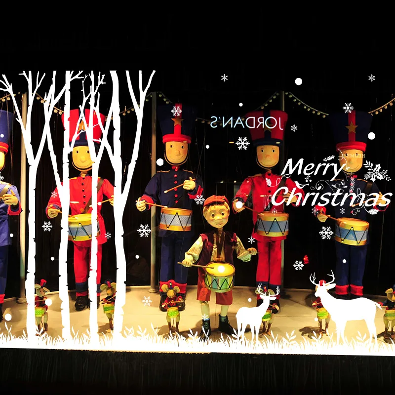 Магазин Рождественское украшение из стекла Декоративные наклейки для одежды