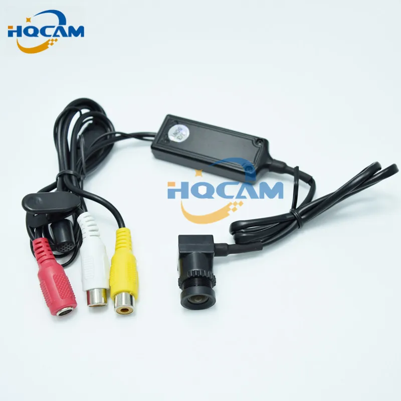 

HQCAM Size 16x16mm Sony CCD 420Tvl Low Lux Cctv Mini Camera With Audio Camera Split Type Camera Separated Camera For 3.6mm Lens