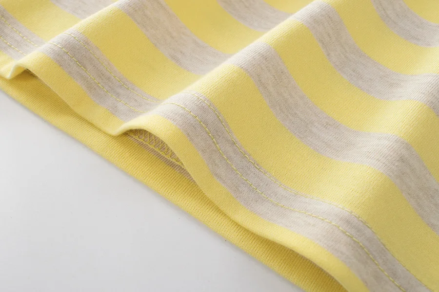 Детская летняя одежда футболка для маленьких мальчиков хлопковая в полоску с