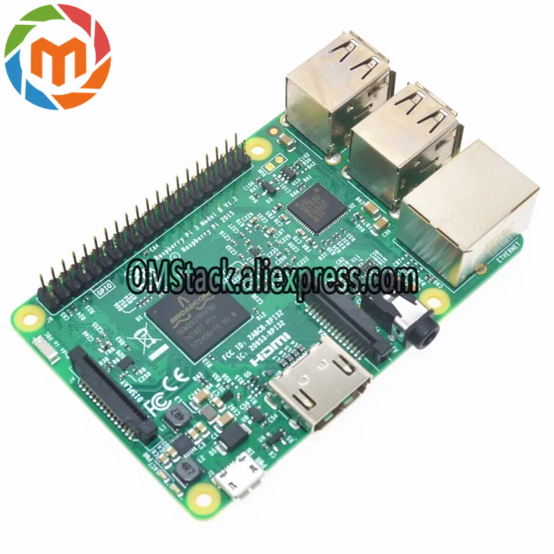Element14 версия: Raspberry Pi 3 Модель B доска 1 ГБ LPDDR2 BCM2837 Quad Core Ras PI3 PI 3B с Wi Fi и