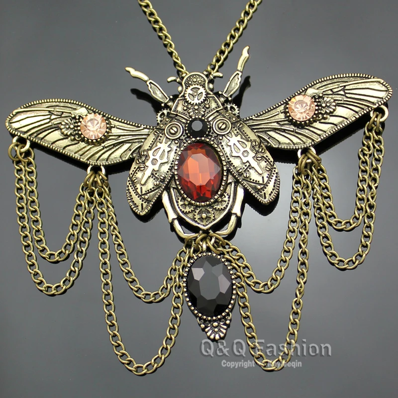 Винтажный кулон Khepri Scarab Beetle Overwatch чокер крупная цепочка стразы колье индийская